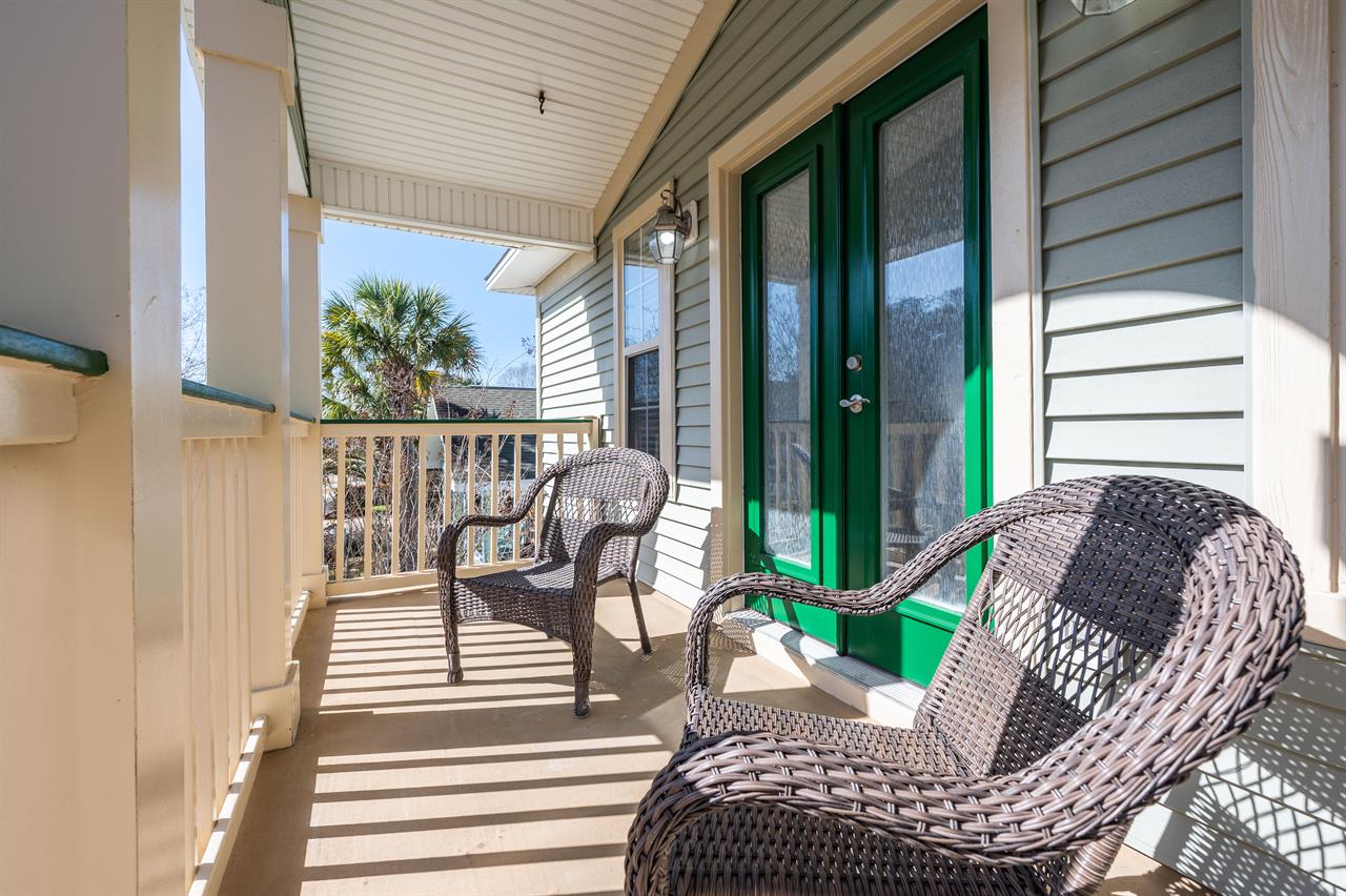 Master bedroom balcony