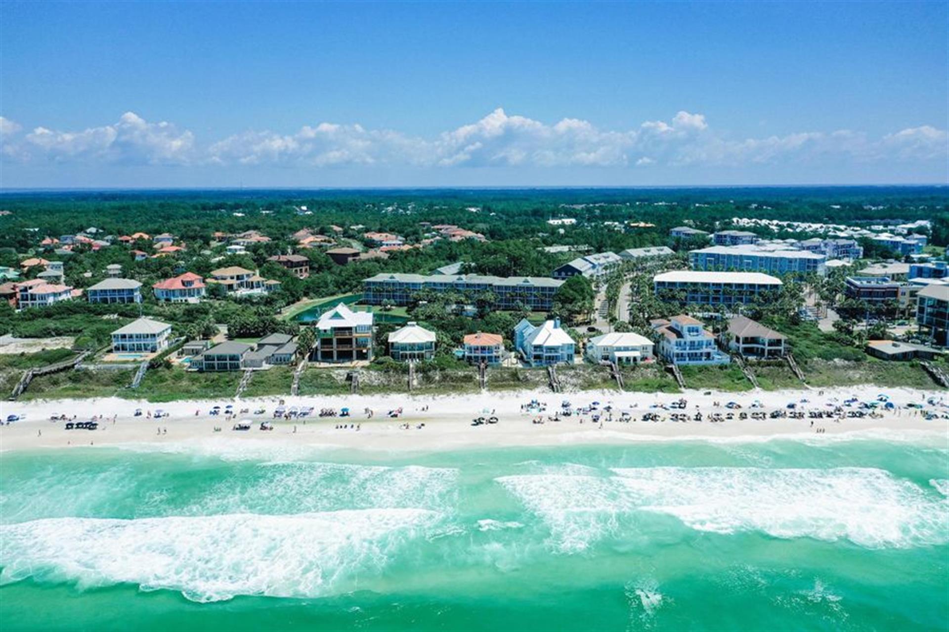 Aerial view of complex