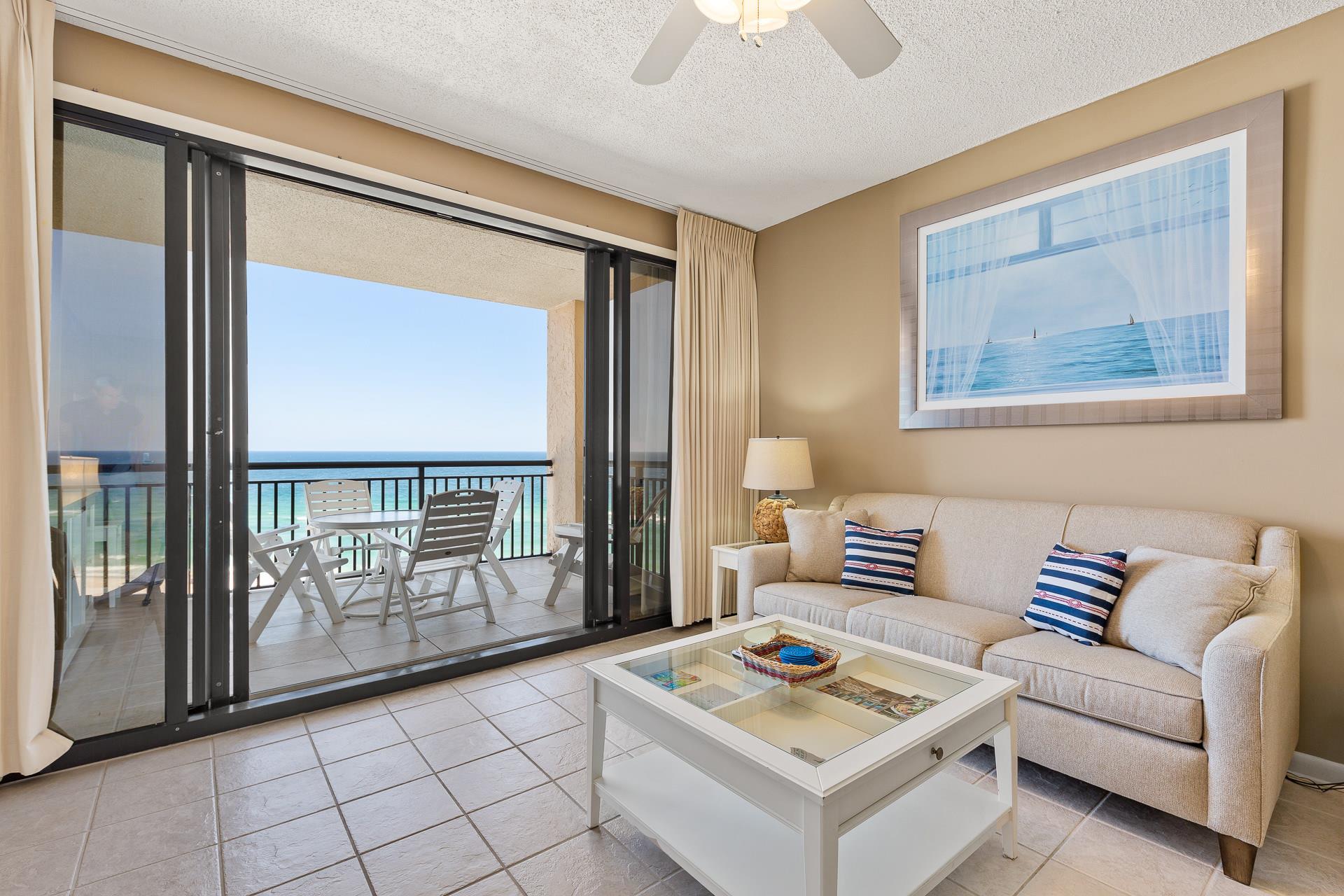 Living area leading out to balcony