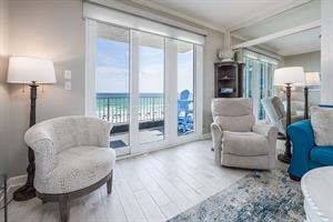 Living room to balcony, great view