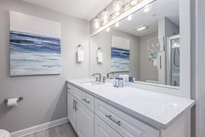 Guest bathroom vanity