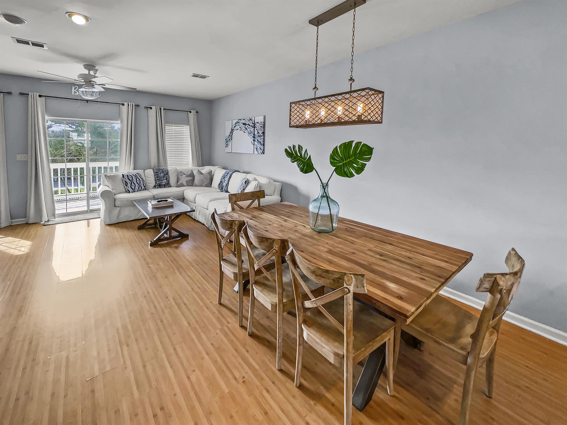 Dining area  living area