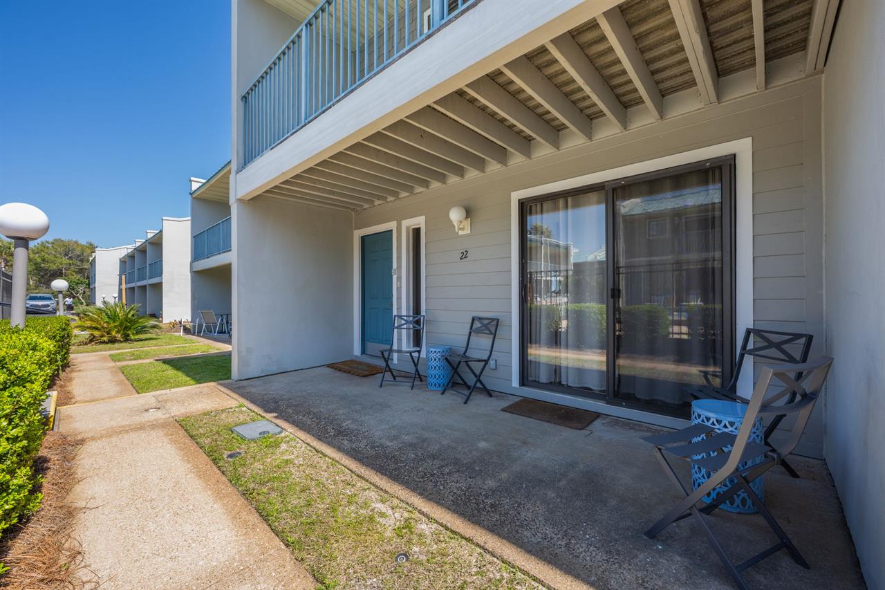 Front of condo