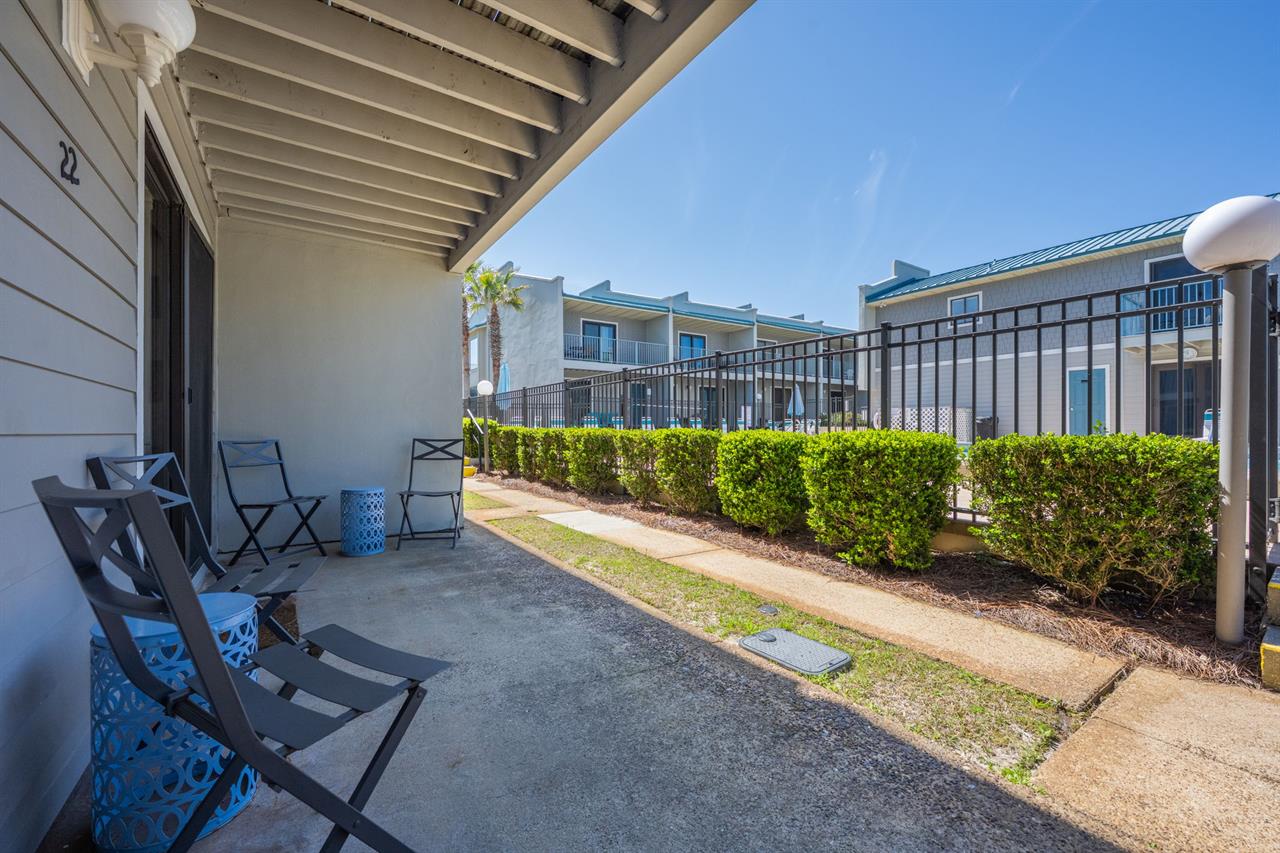 Front of condo
