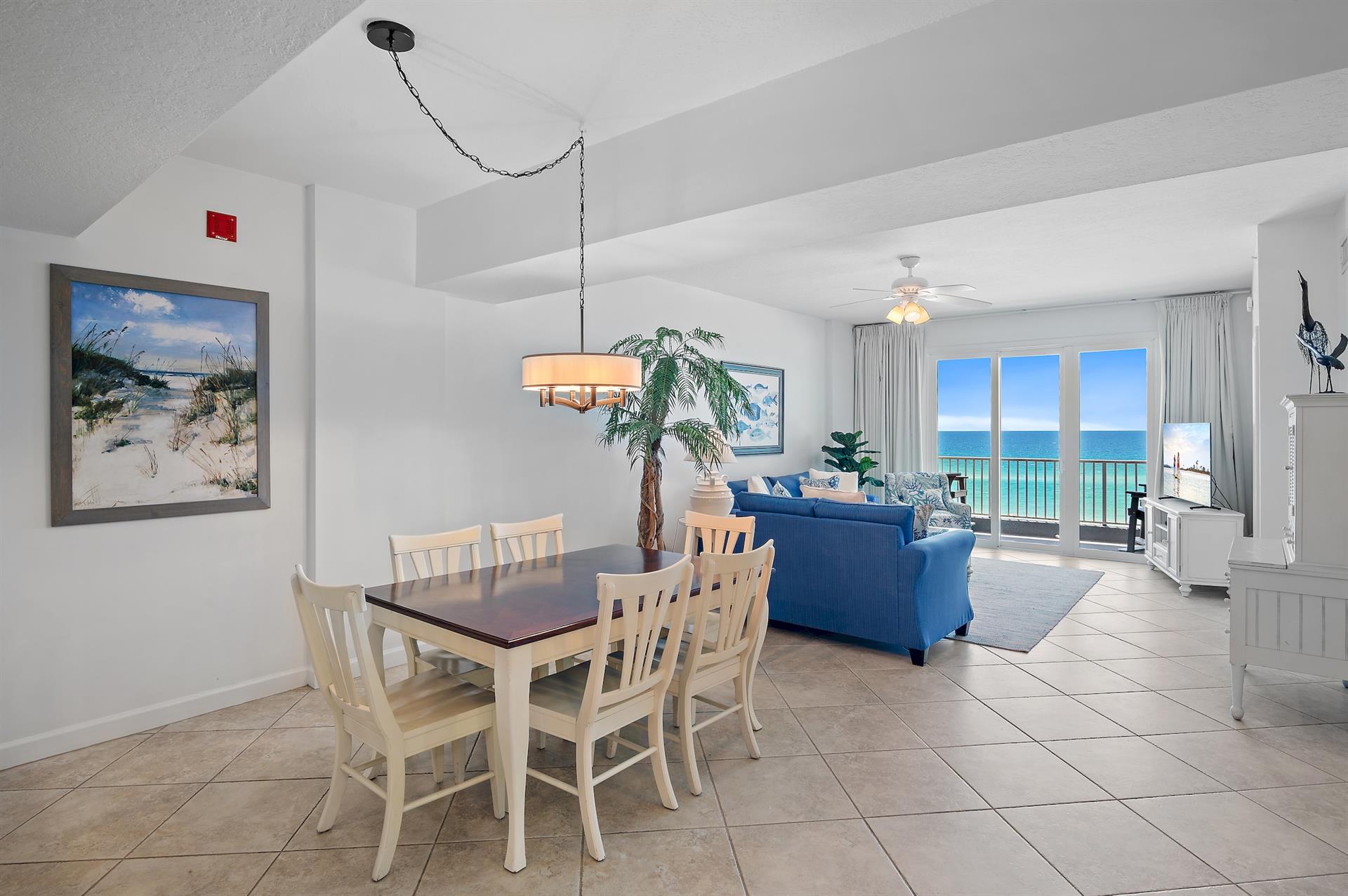 Dining table to living room