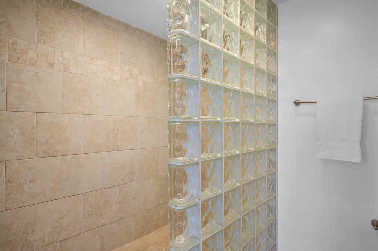 Master shower