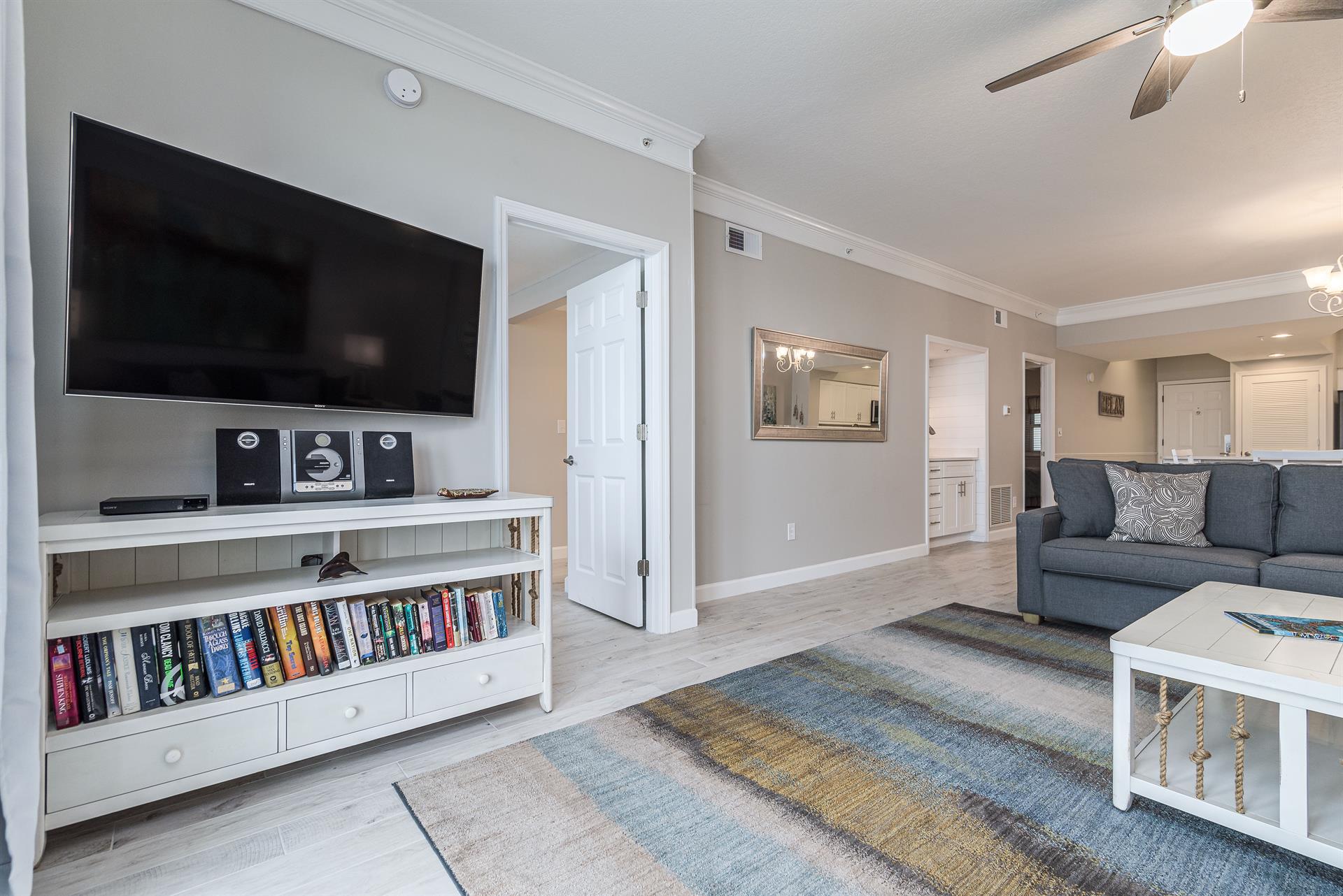 Living room to master bedroom