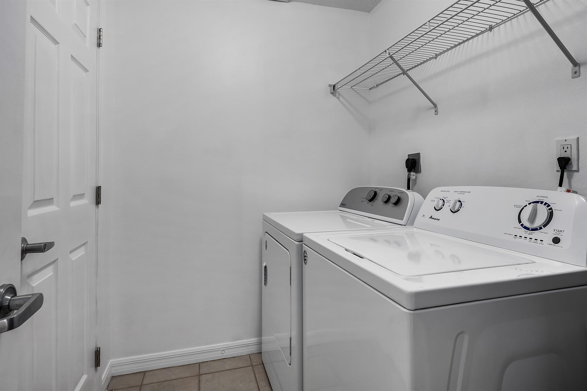 Laundry area