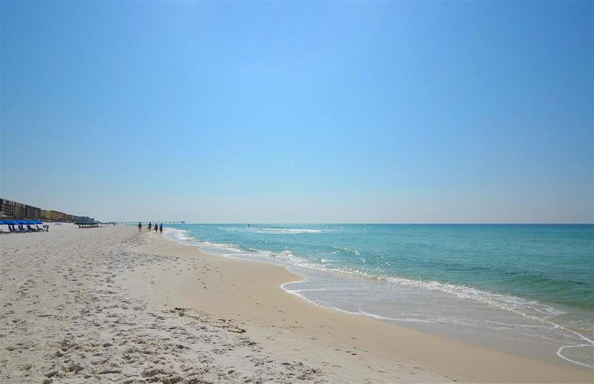 Walk along the  Beach