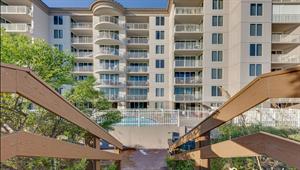 Beach access to the pool deck