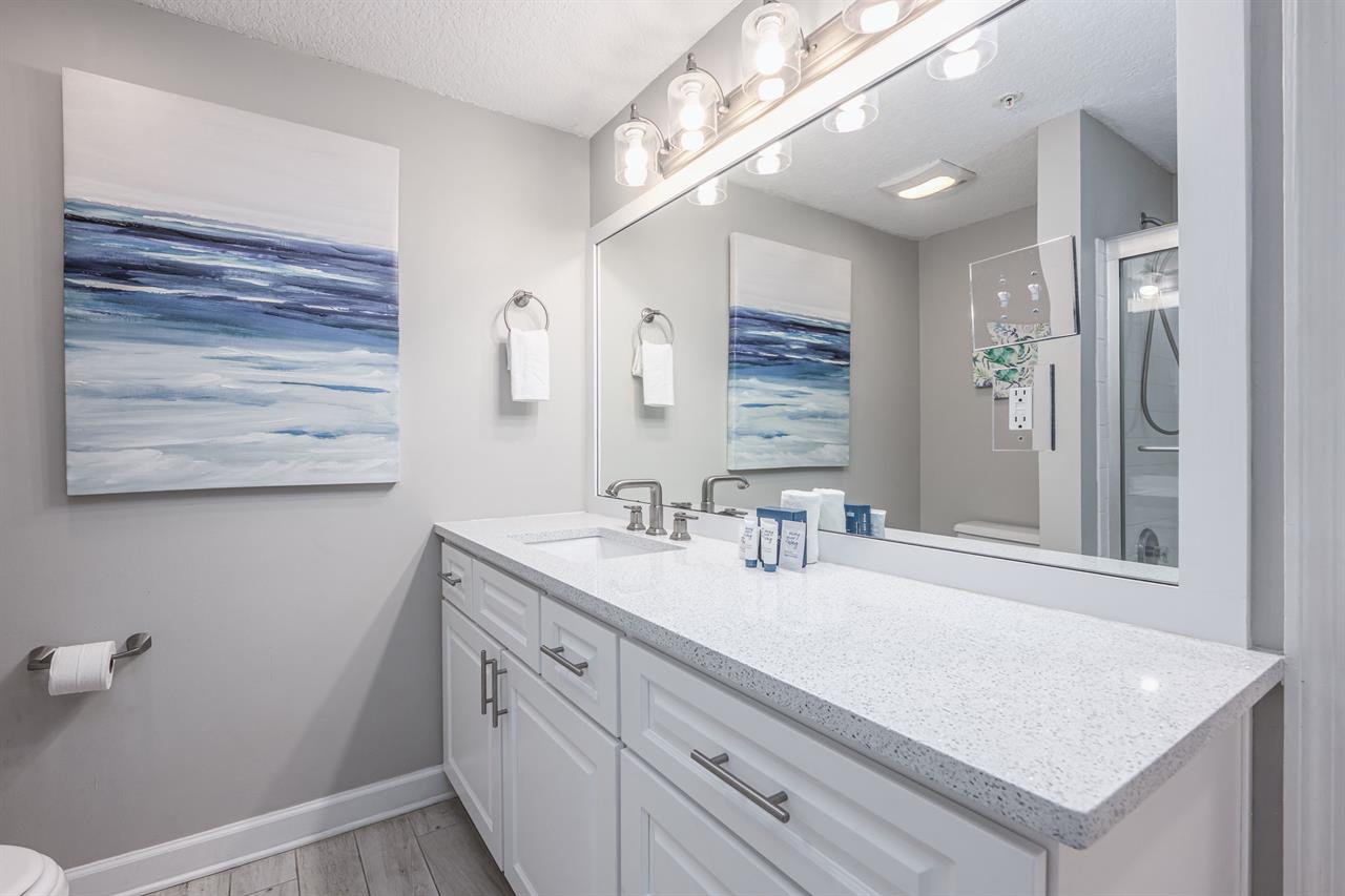 Guest bathroom vanity