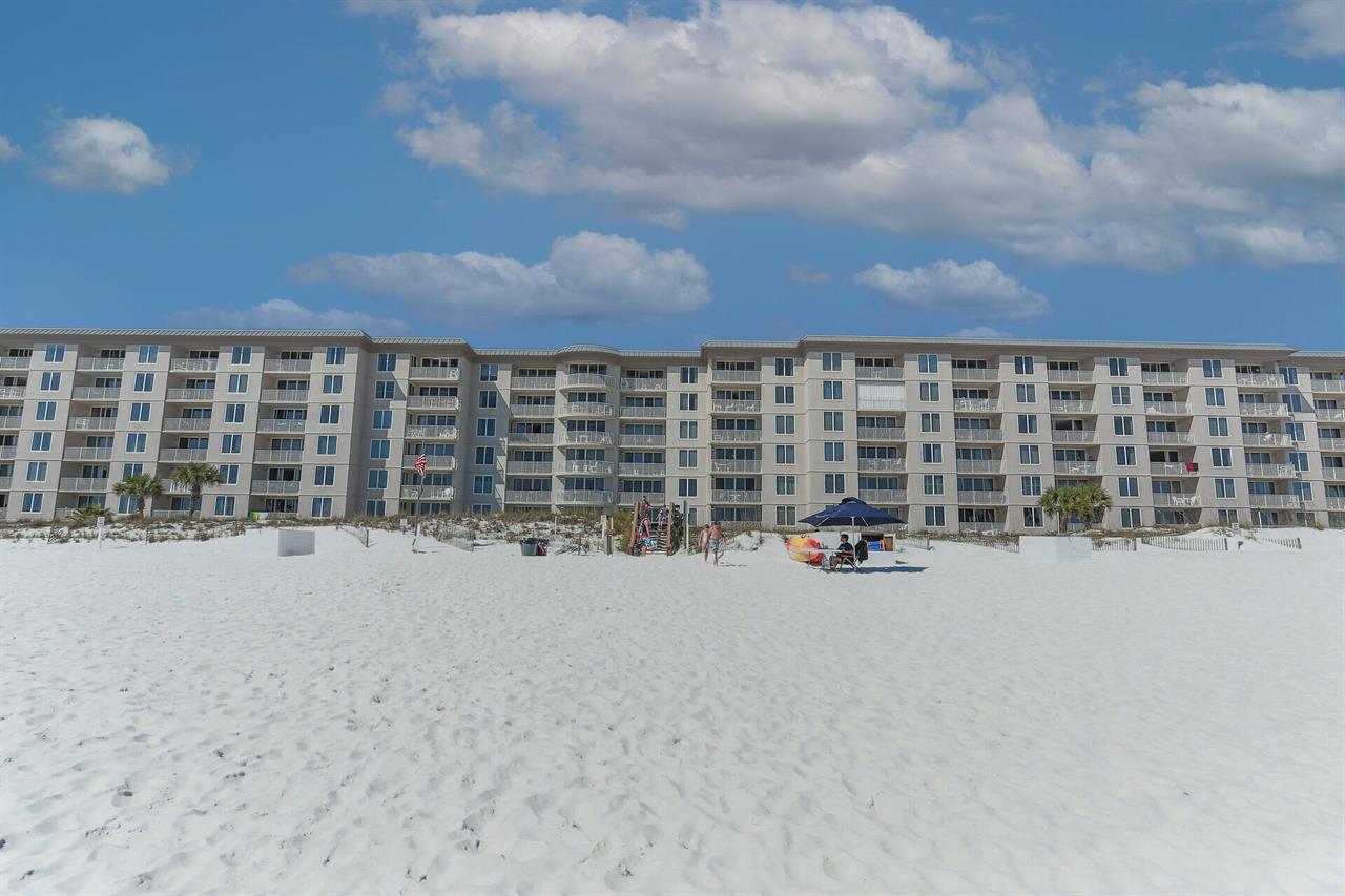 View of Building From Beach