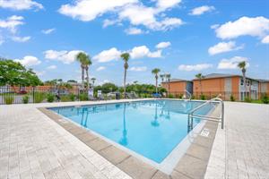 Communal pool area