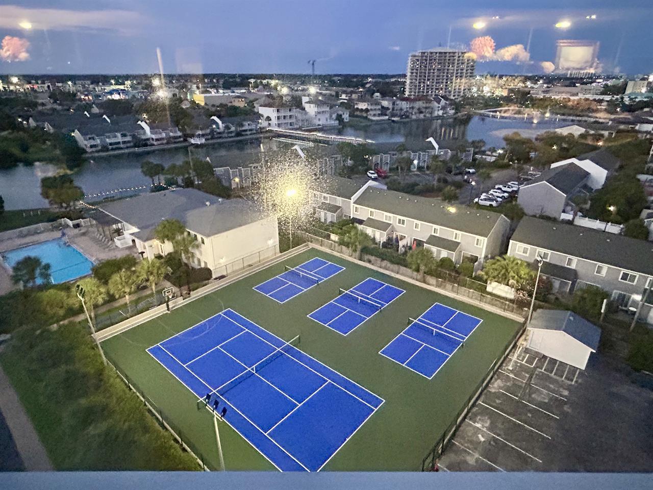 SLTCompleted Tennis Pickleball Basketball Courts Full View