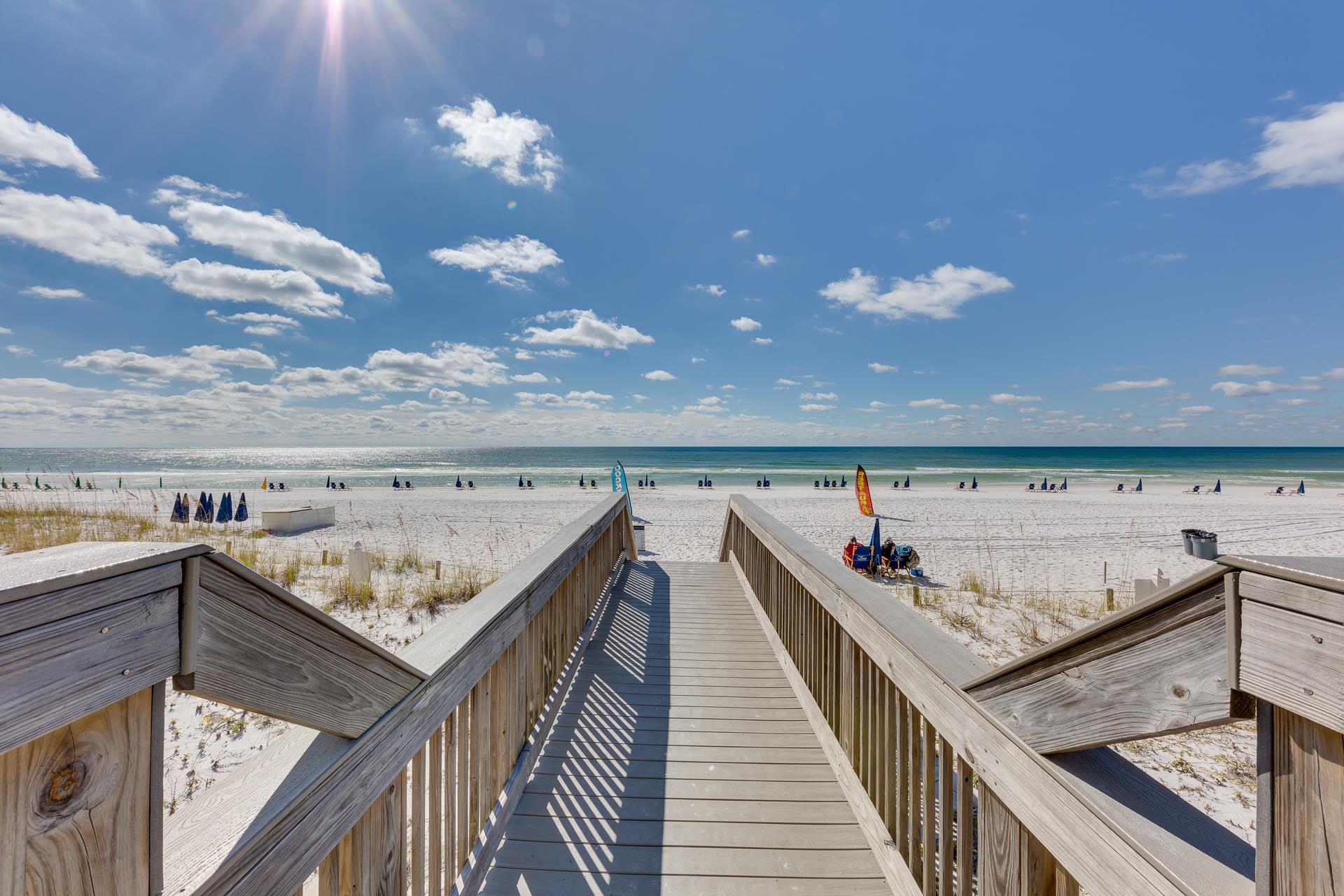Boardwalk To Beach