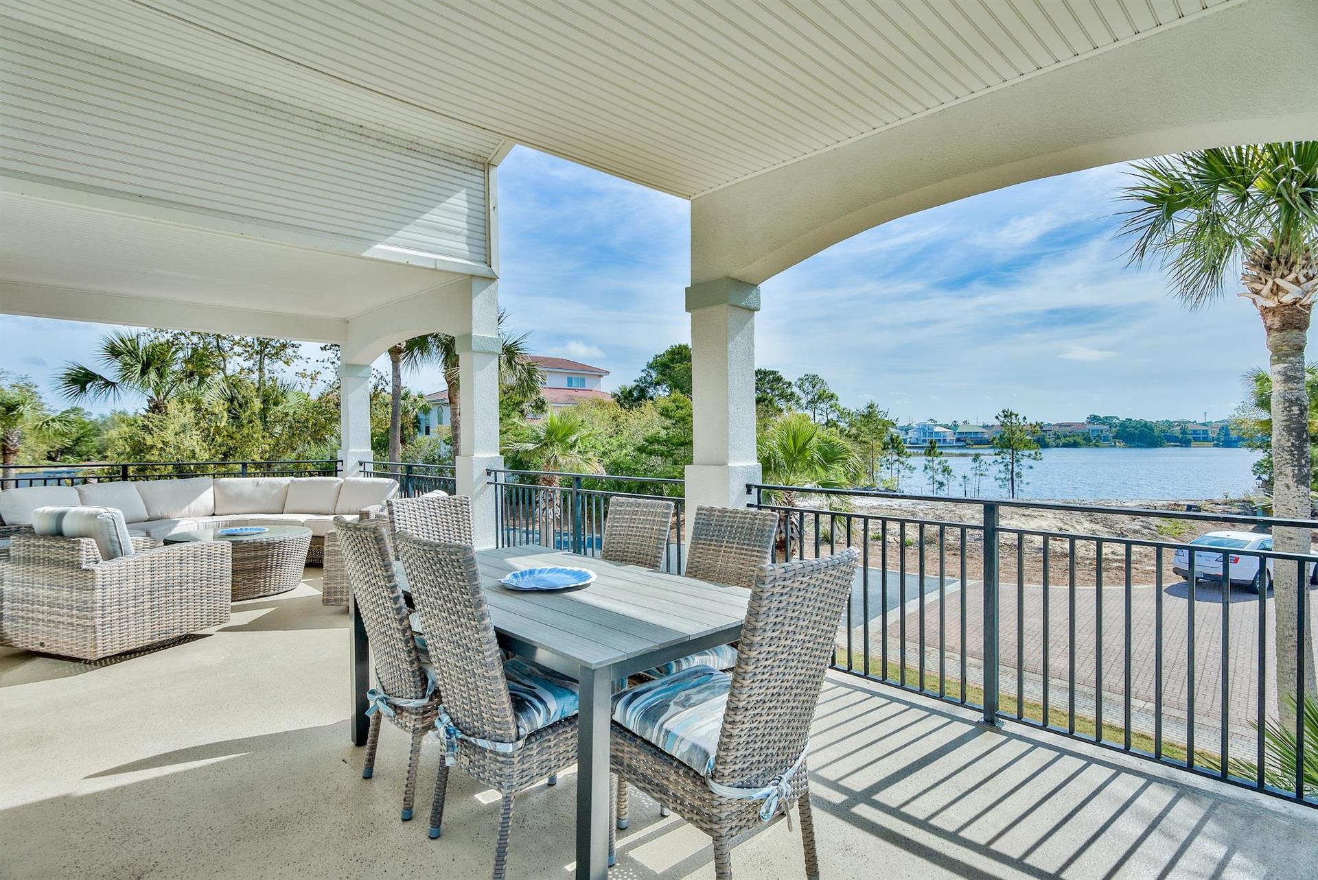 Balcony Overlooks Lake