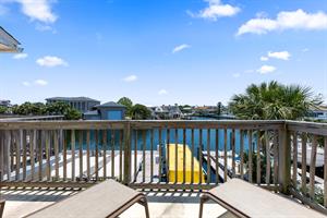 Overlooking the canal leading to the Destin Harbor