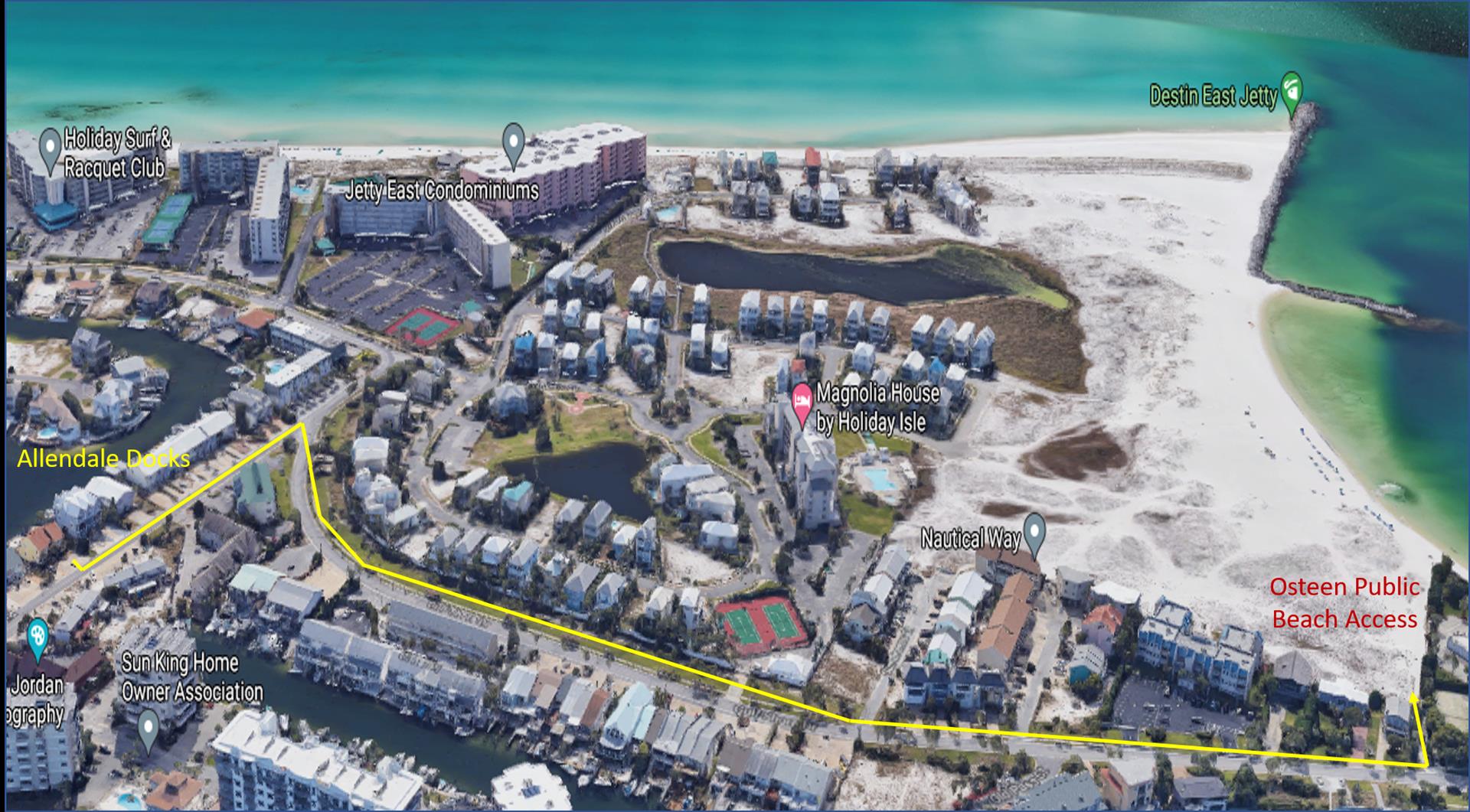 Cool location with easy access to the beach and Destin Harbor