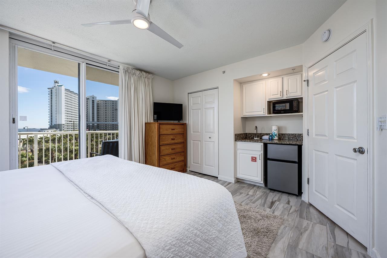 Guest Bedroom One and Kitchenette