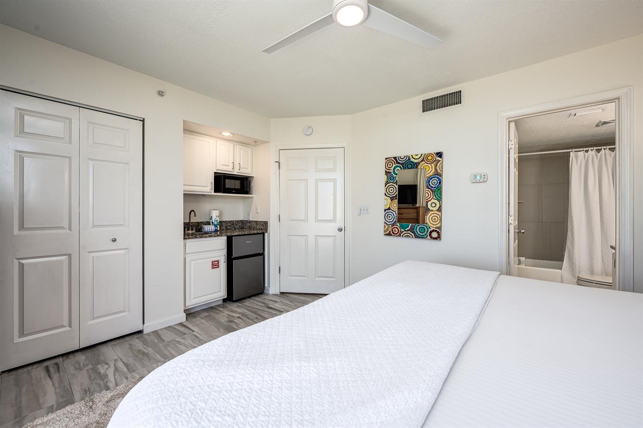 Guest Bedroom One and Kitchenette