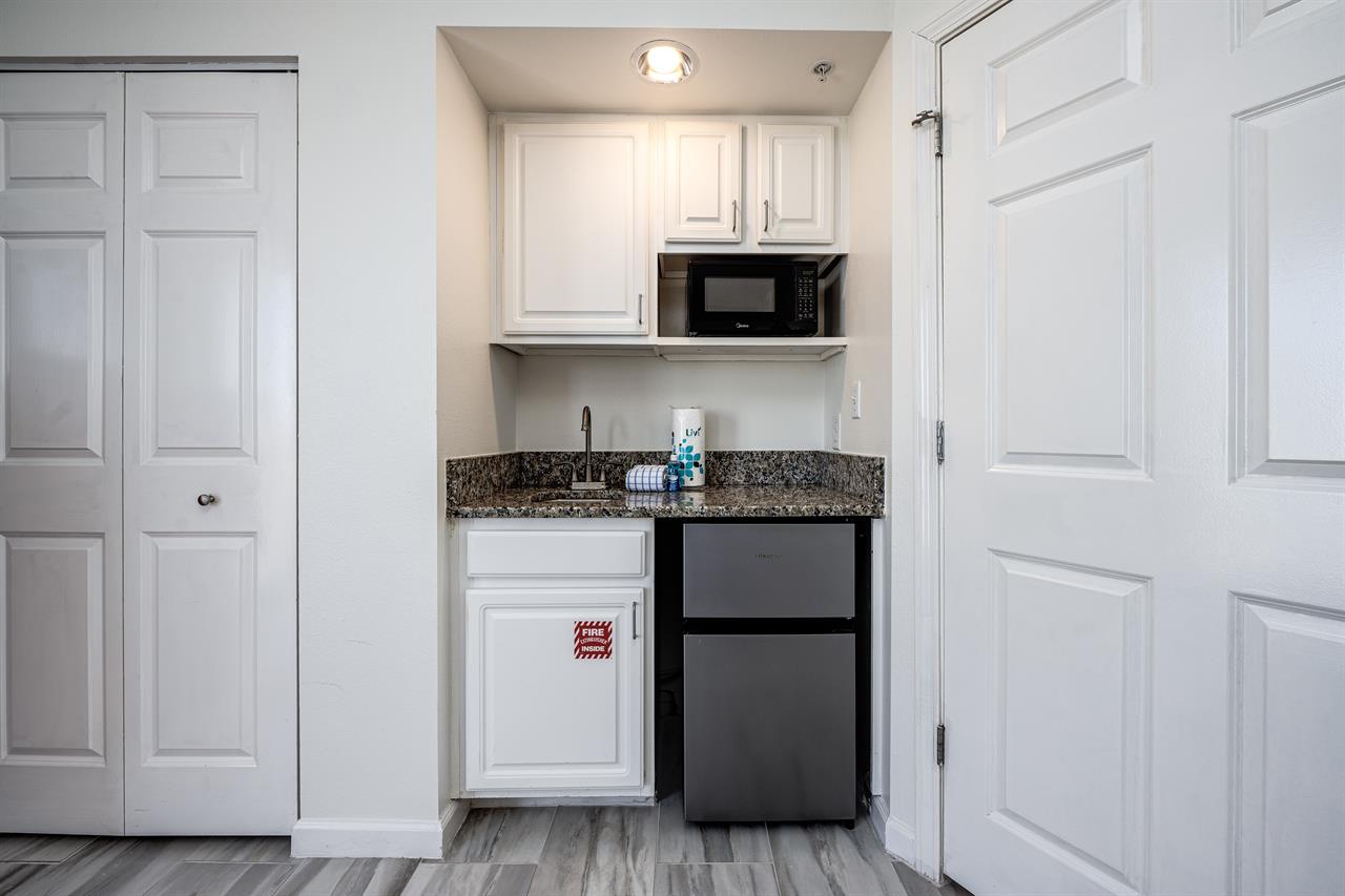Guest Bedroom One Kitchenette
