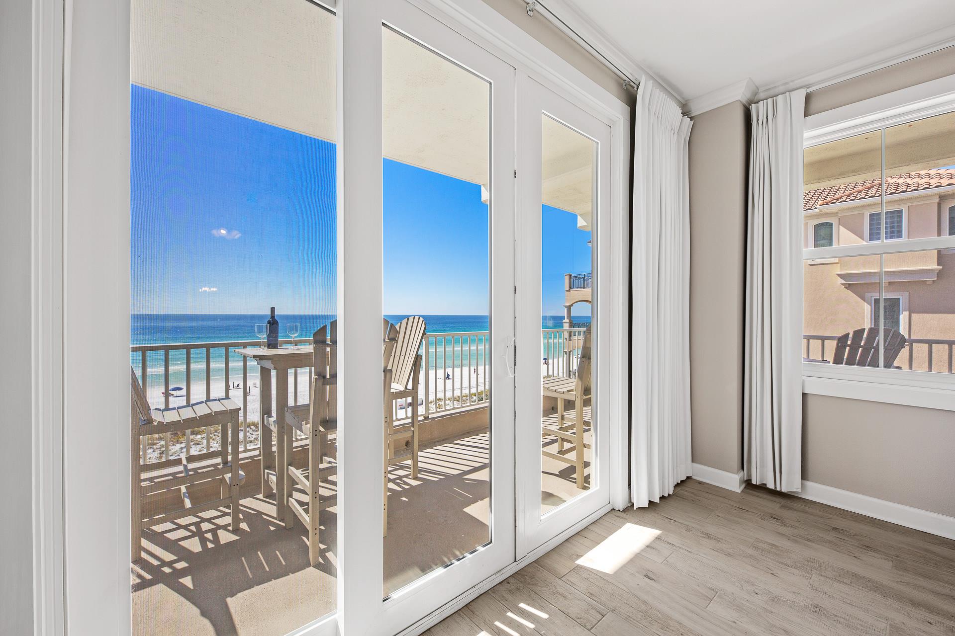 Balcony overlooking Beach