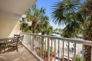 Patio View to Pool and Beach