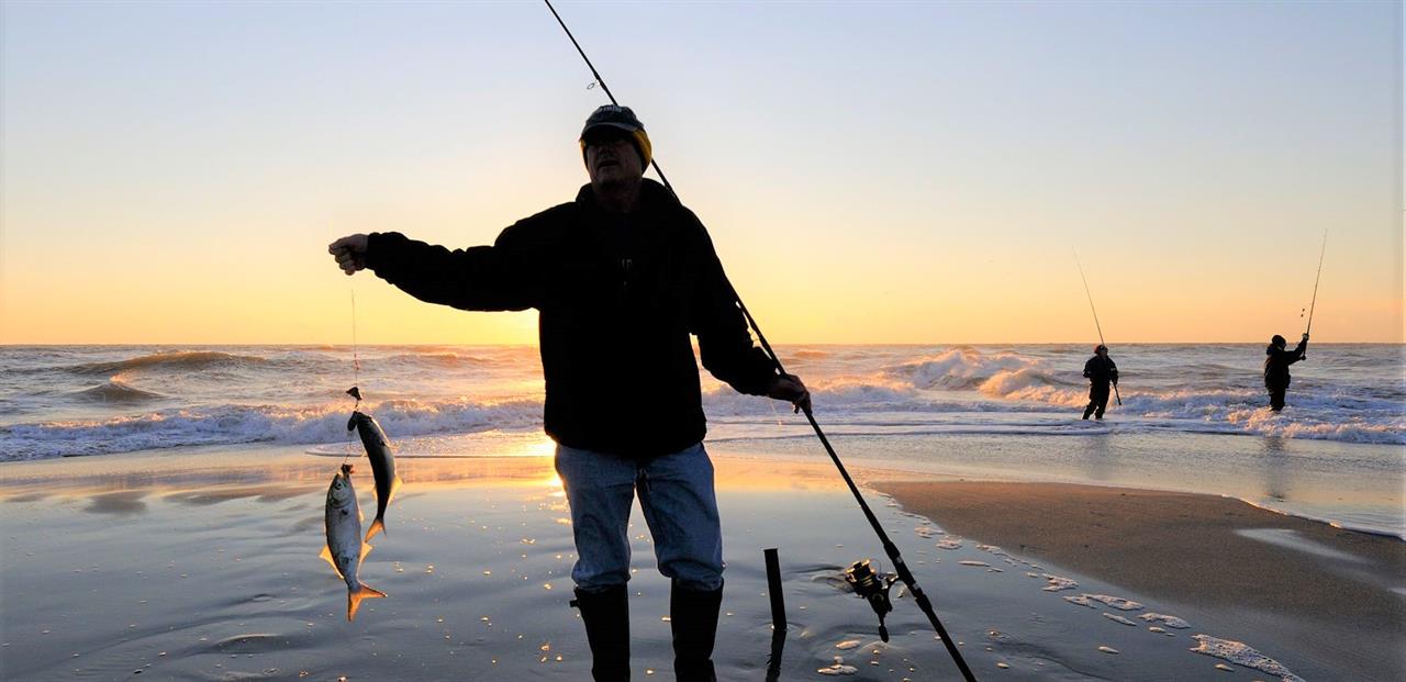 Bald Head Island fishing on vacation