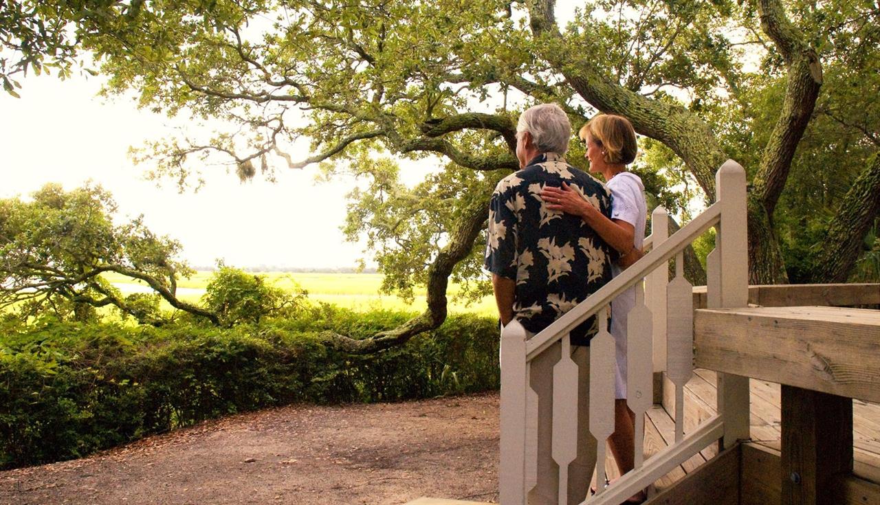 101974 Couple Relaxing At Bald Head Island Vacation Rental B