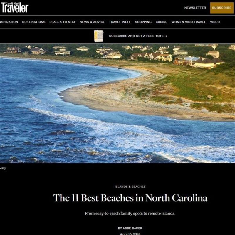 120294 Conde Nast Traveler Best Nc Beaches M