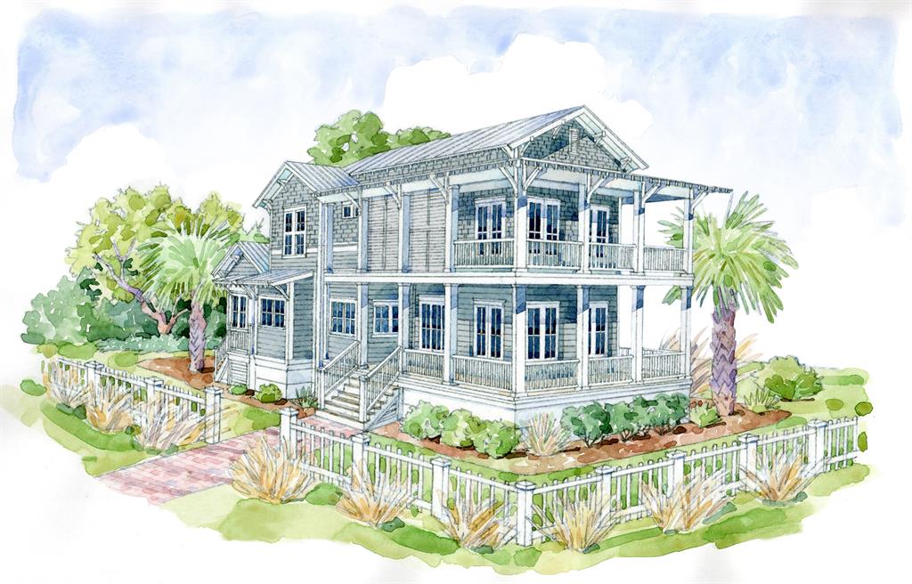 Southern Living Inspired Home final rendering