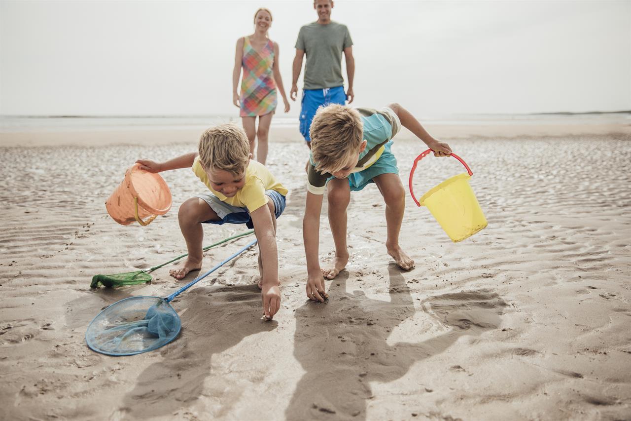 45761 Family On The Beaches Of Bald Head Island B