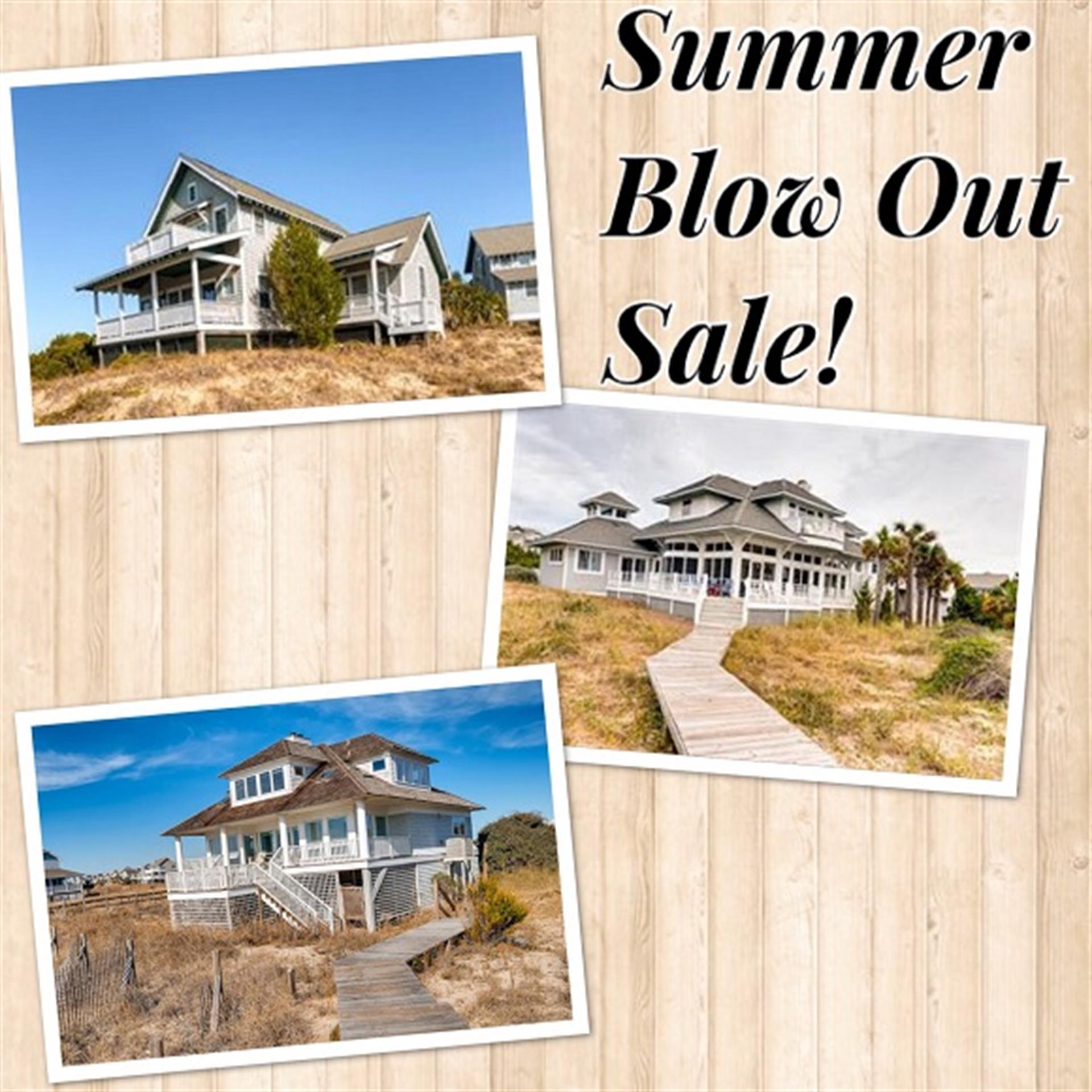 Bald Head Island Summer Blow Out Sale