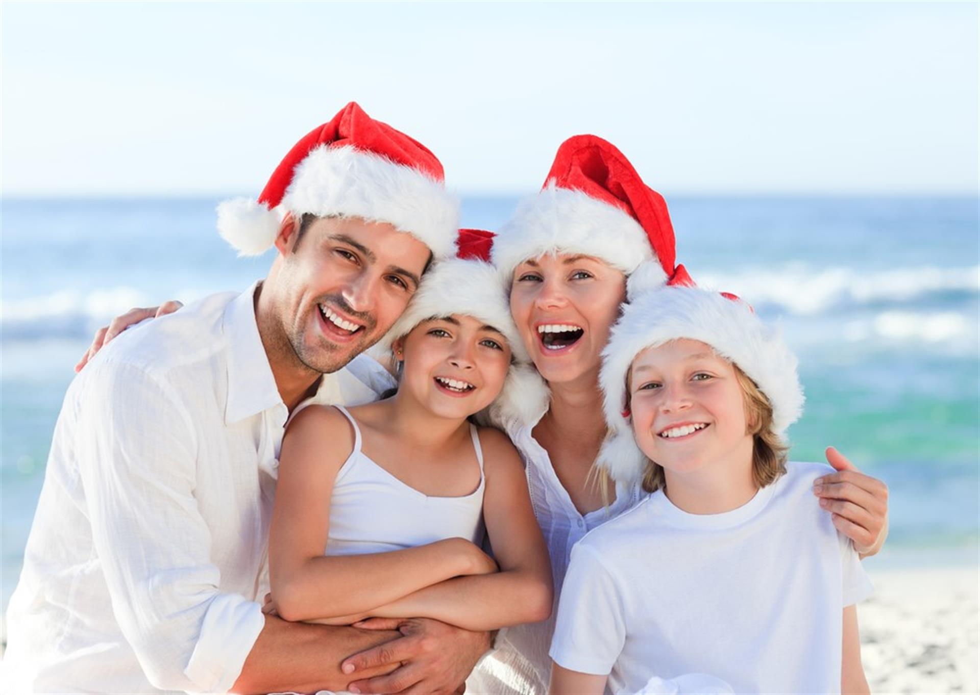 Christmas Family Beach