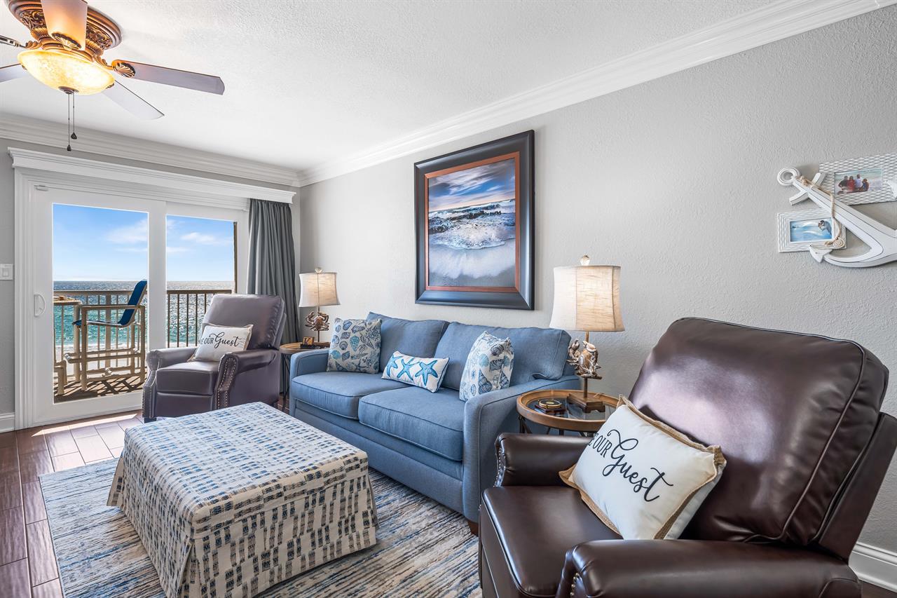 HSRC 506 Living Area With Balcony View