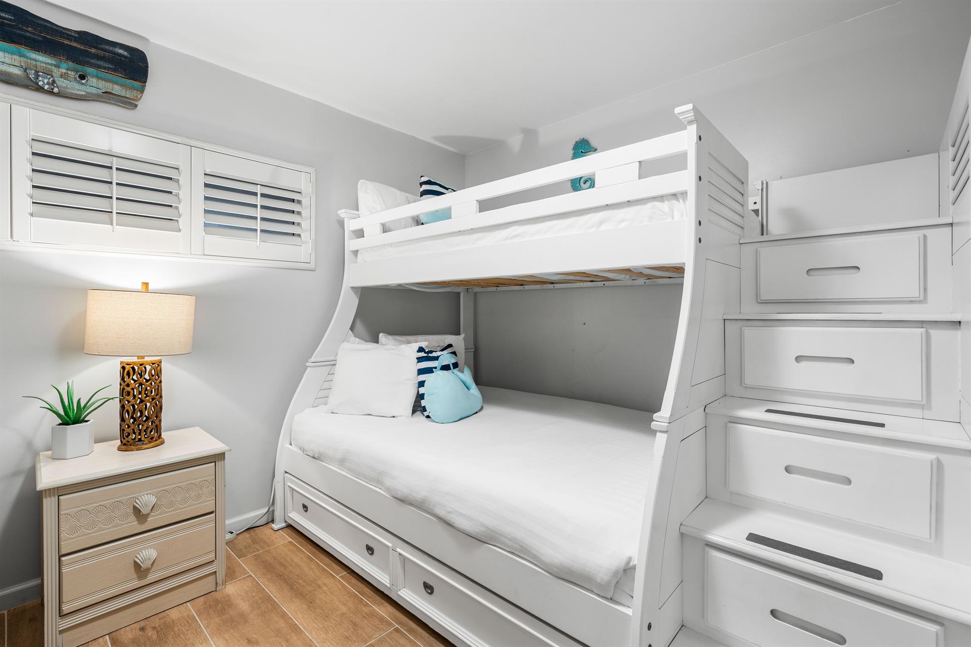 HSRC 105 Second Bedroom With Bunk Beds, And Trundle