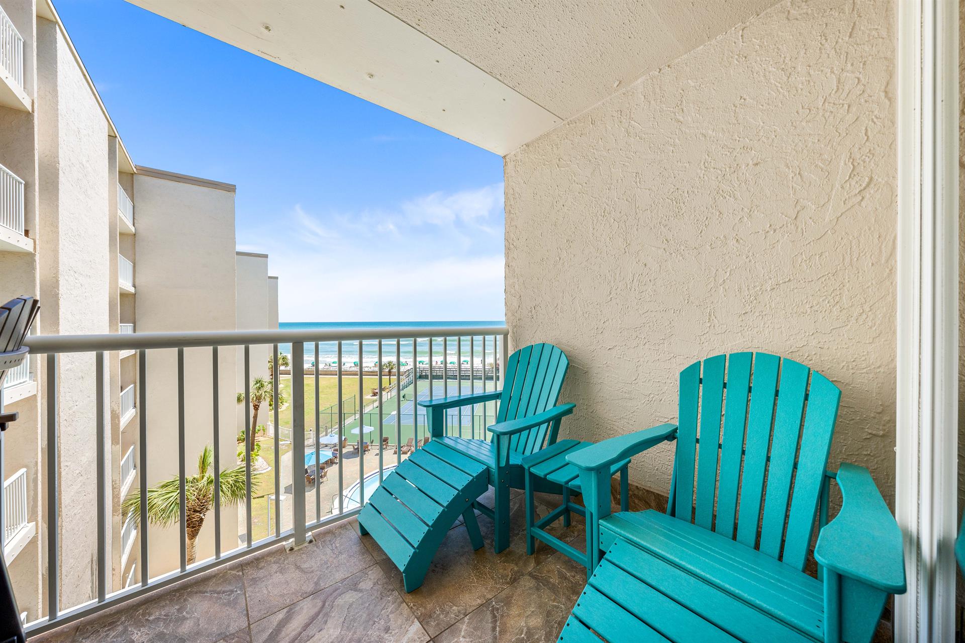 Enjoy a Cold Drink on Your Private Patio