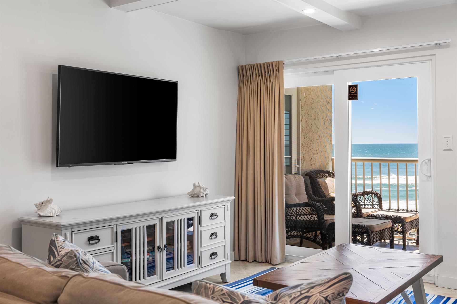 Large Flat Screen TV with FREE Cable TV and FREE DVD Rental at L