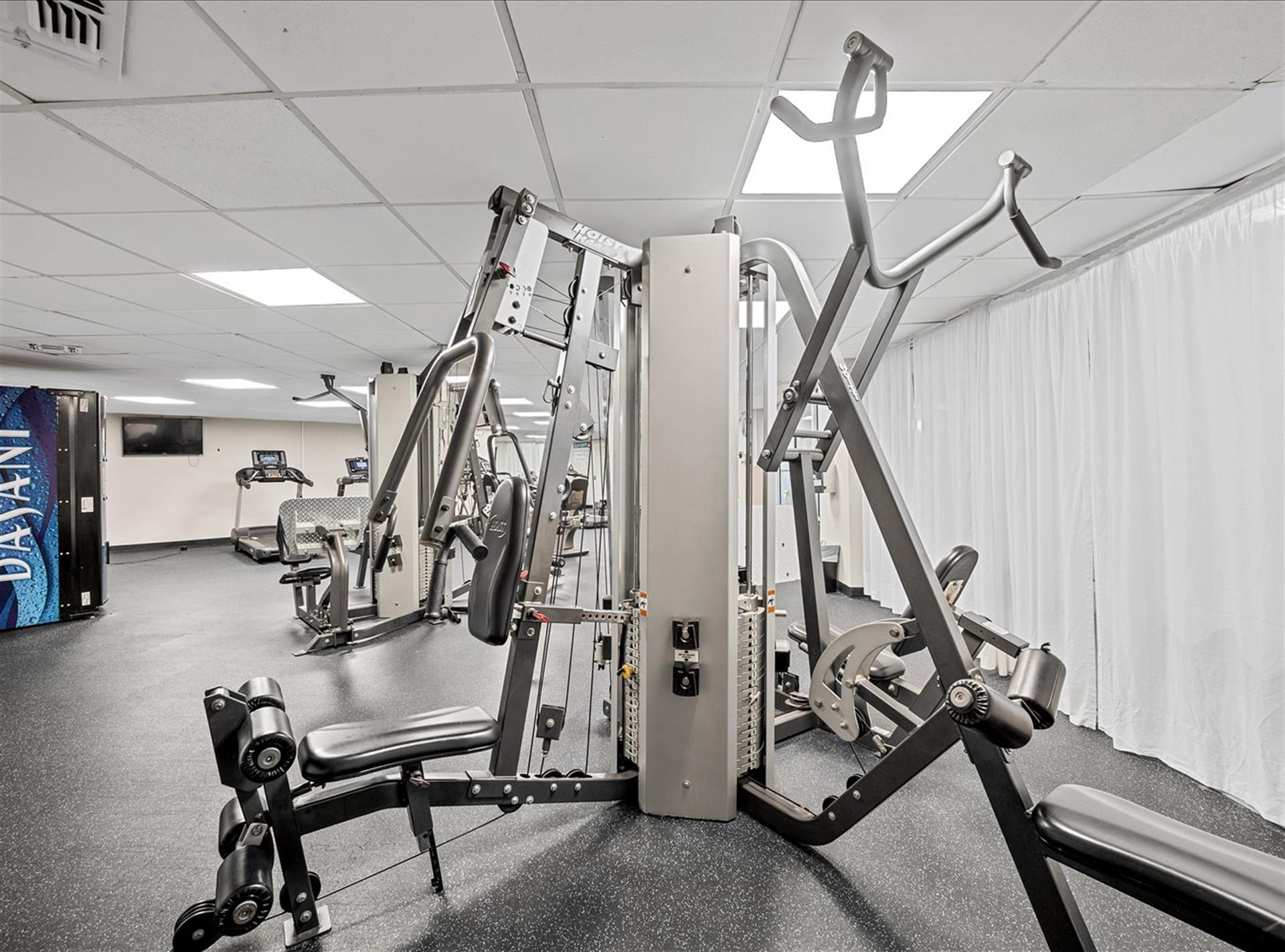 Gym located on 3rd floor