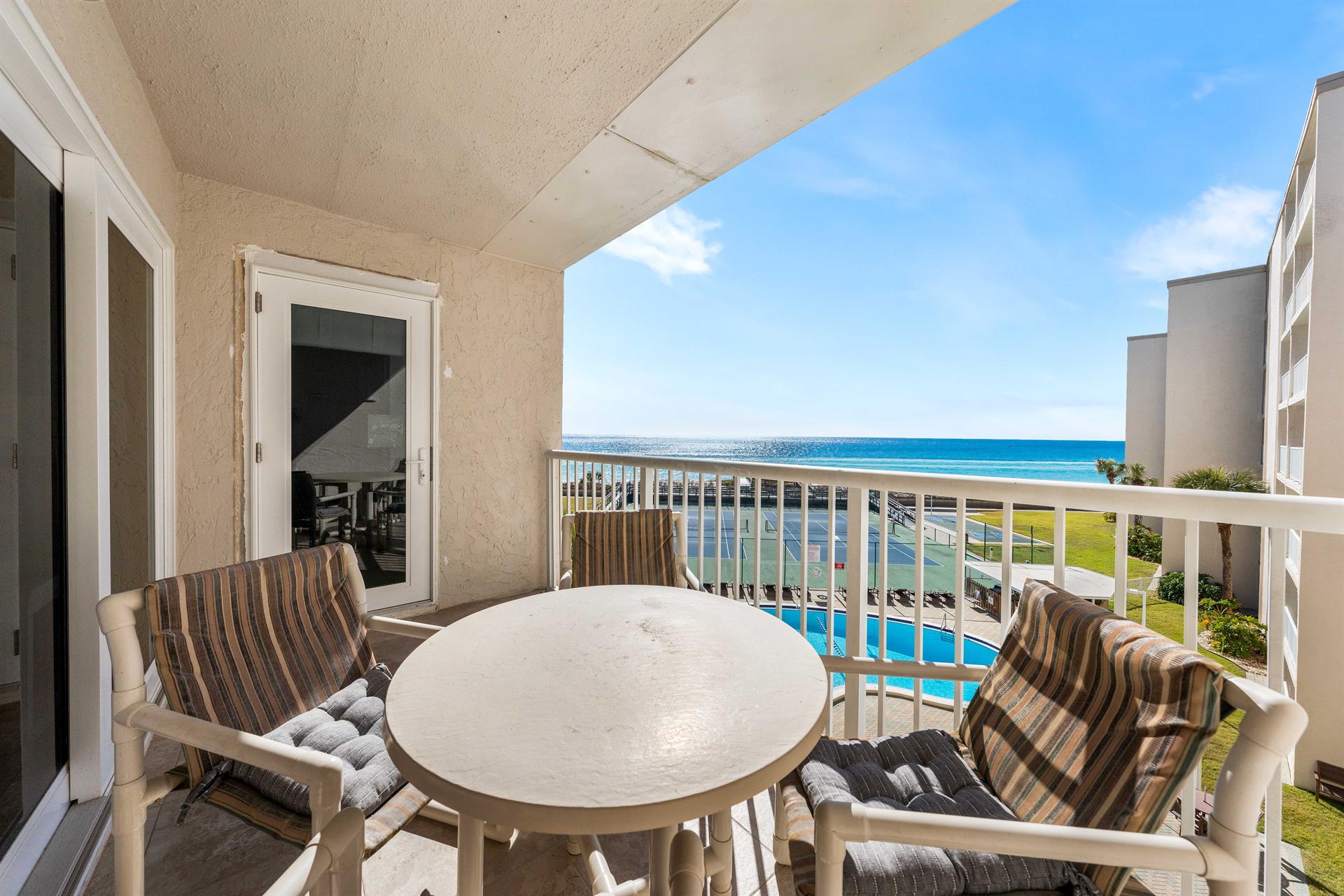 Enjoy Morning Coffee, Listening to the Waves