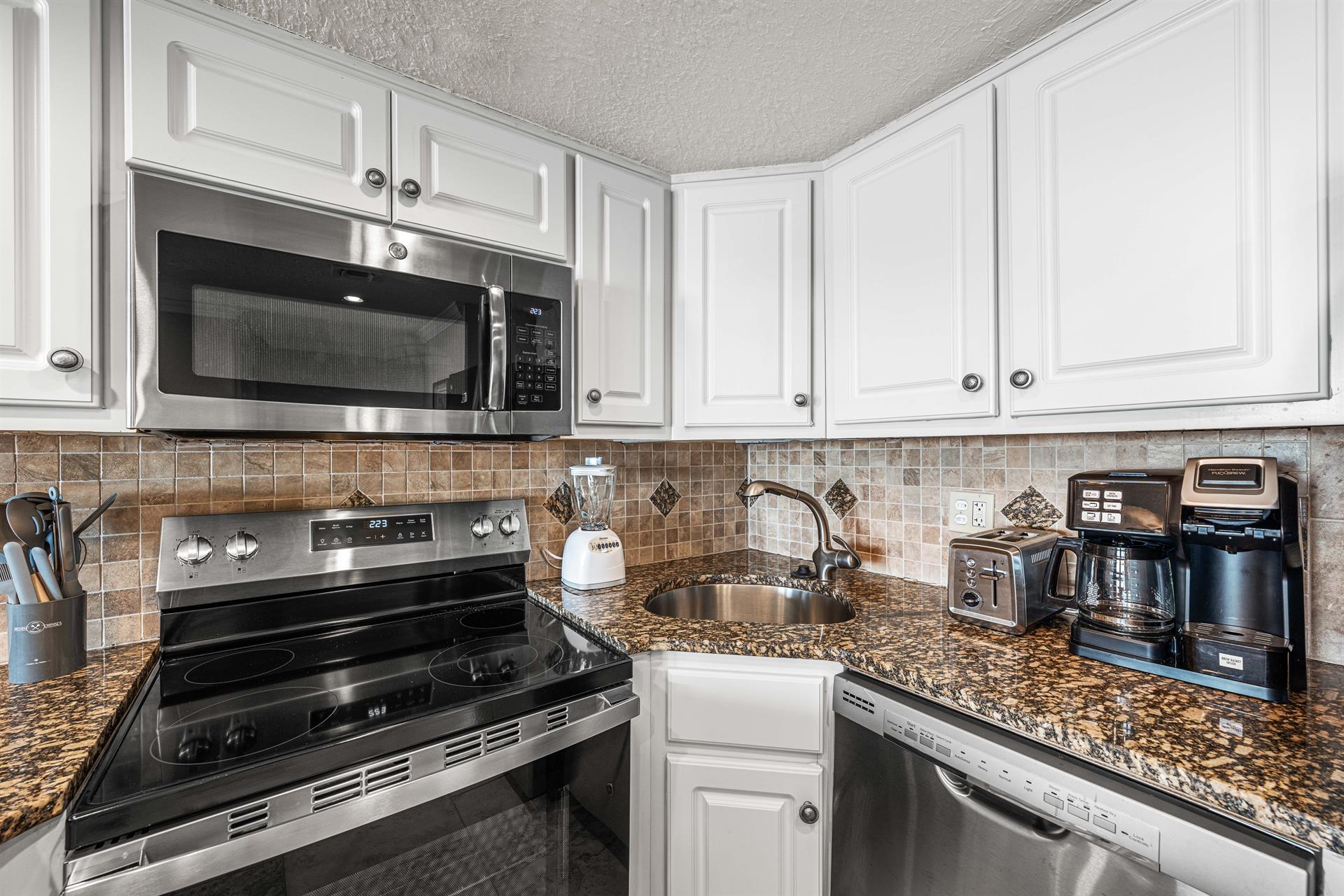 Fully Stocked Kitchen