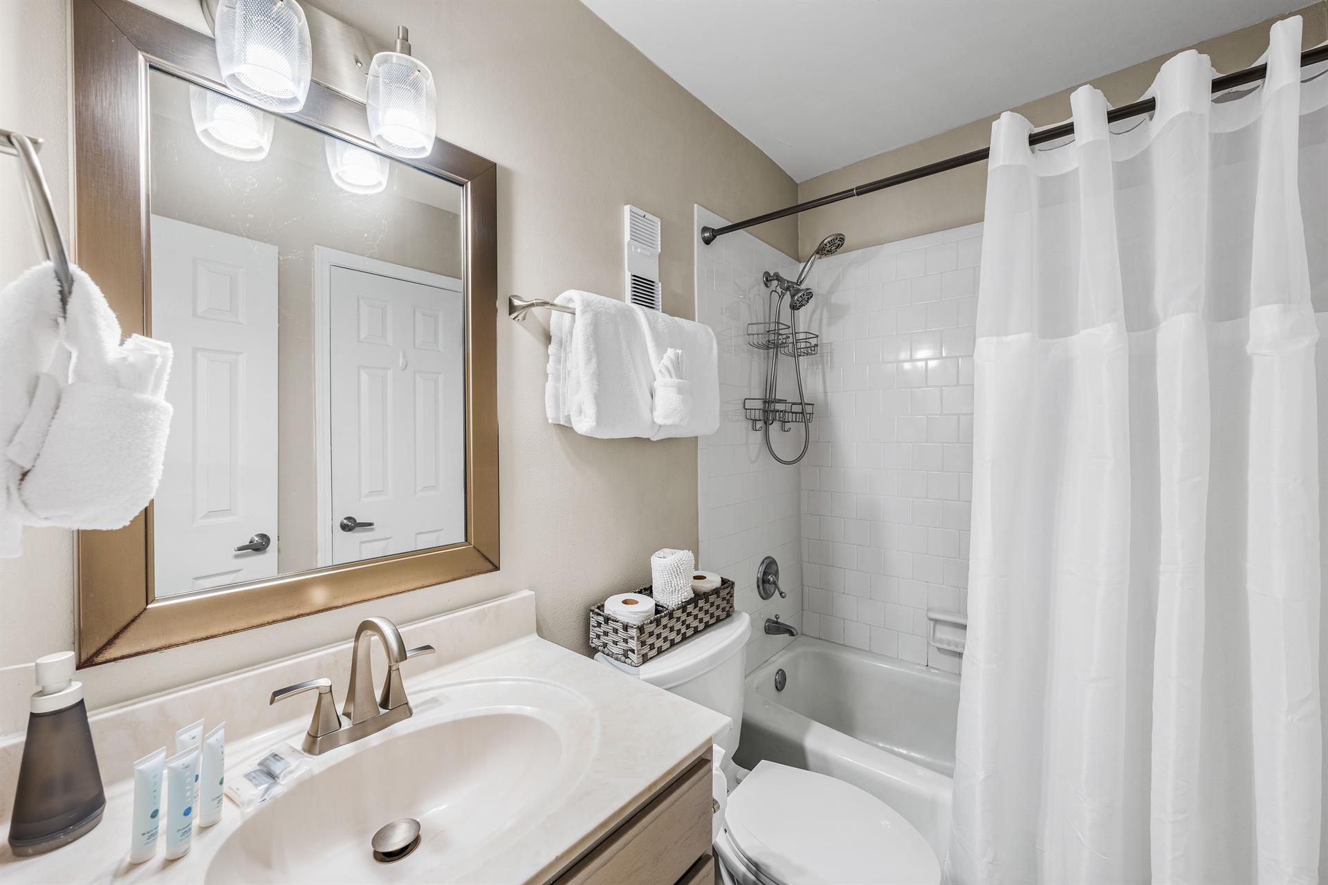 Guest Bathroom with tubshower combo