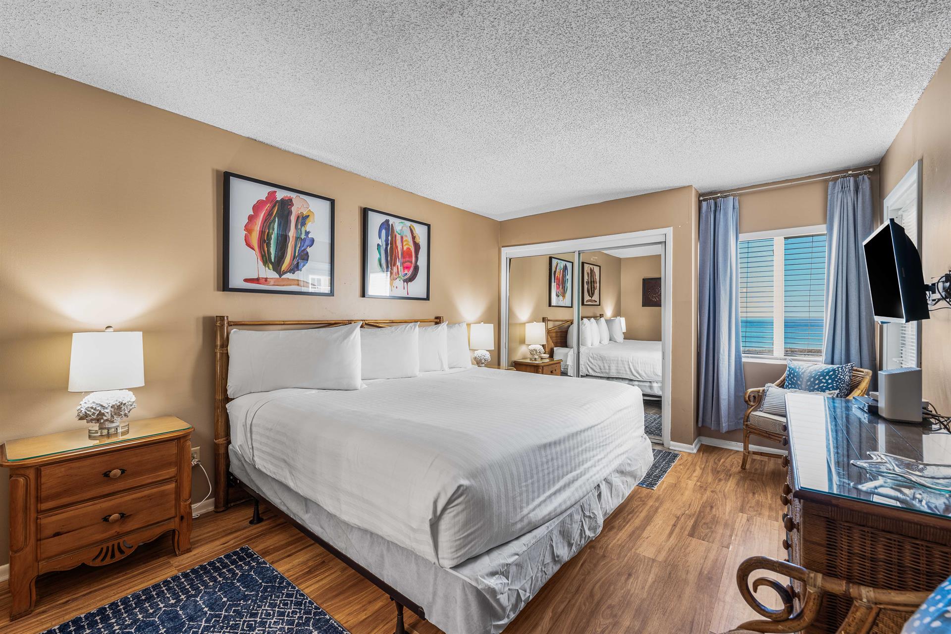 Master Bedroom with King bed