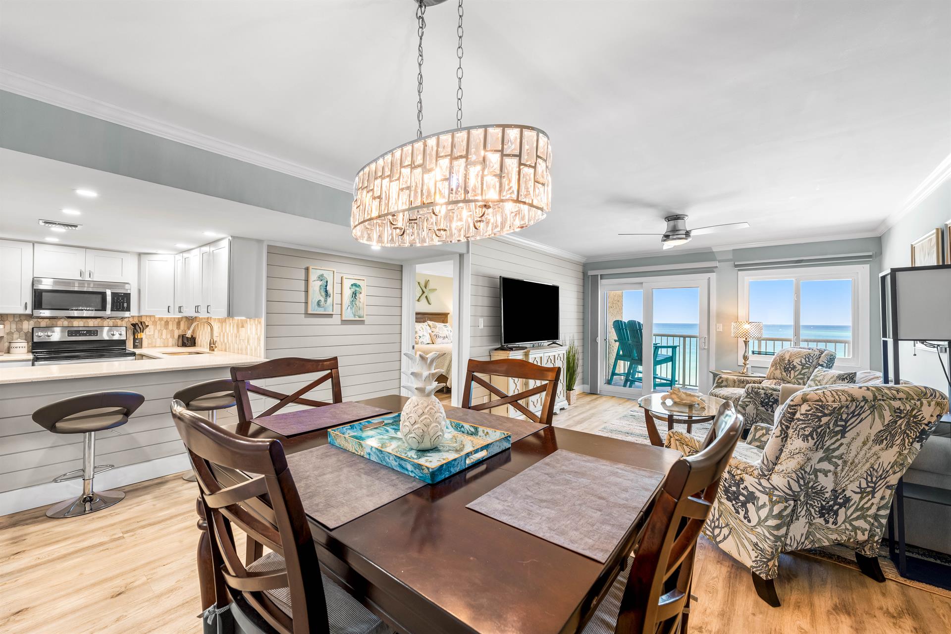 Dining Room Overlooking Living Room