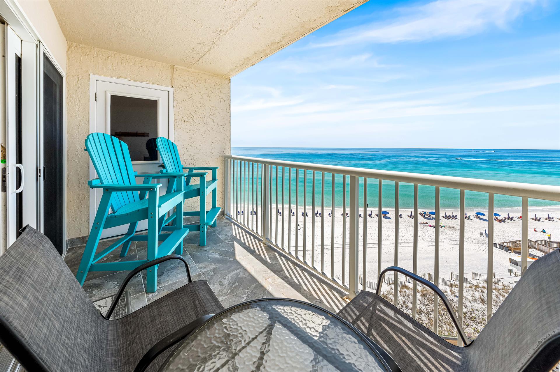 Private Balcony With Gulf View That Sits 4