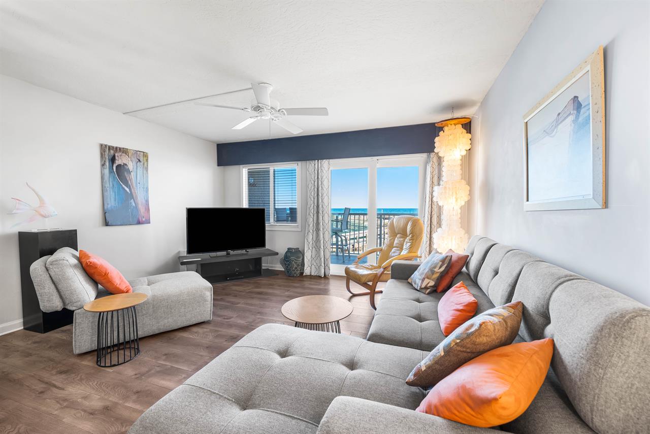 HSRC Living Room with Private Balcony