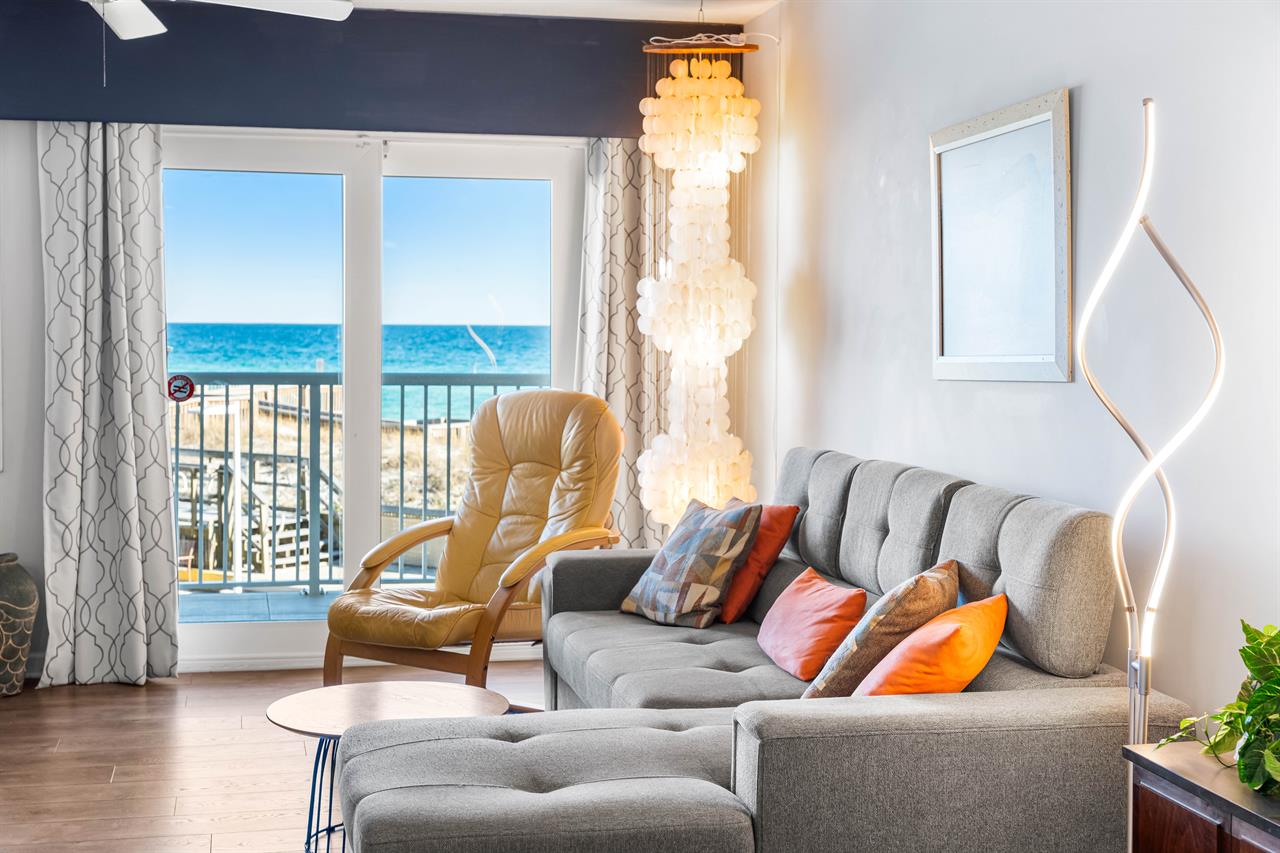 HSRC Living Room with Access to Private Balcony