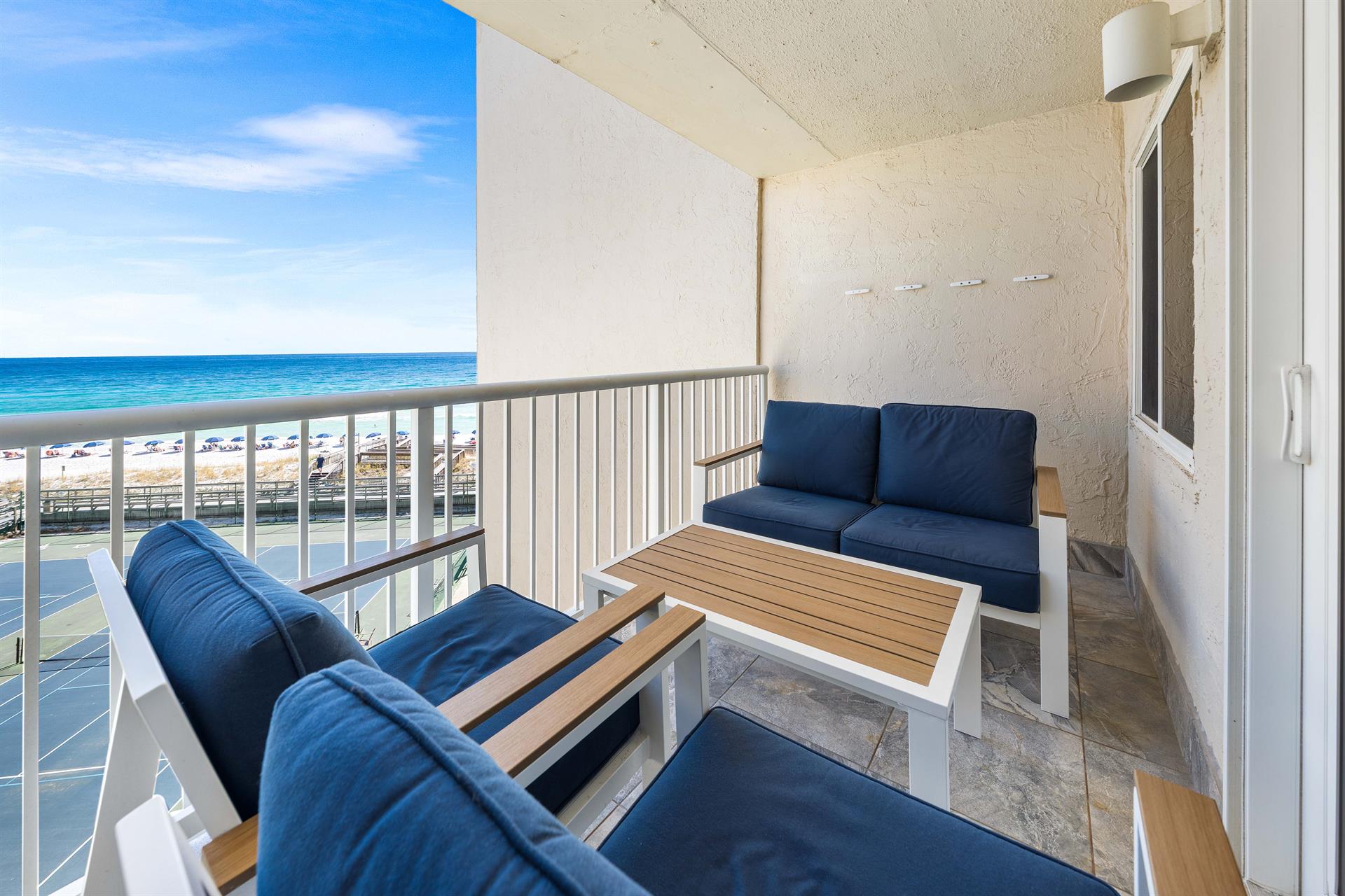 Beachside Breezes – Enjoy the fresh Gulf air from your own priva