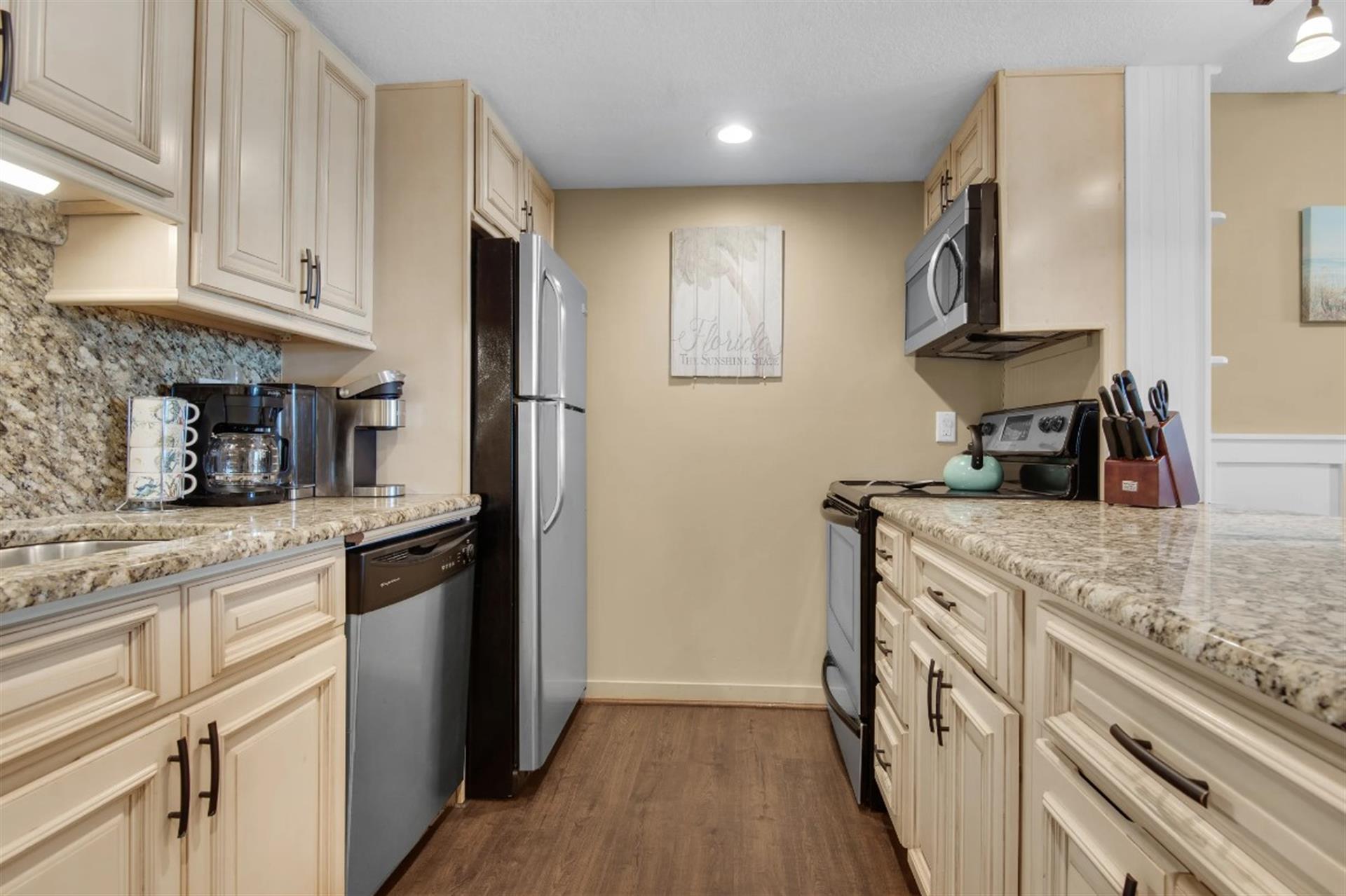Fully Stocked Kitchen