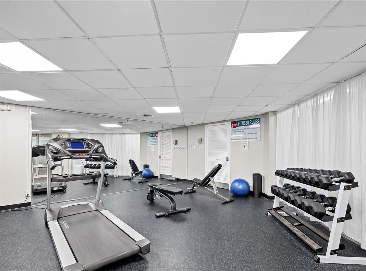 Gym Located on Floor 3